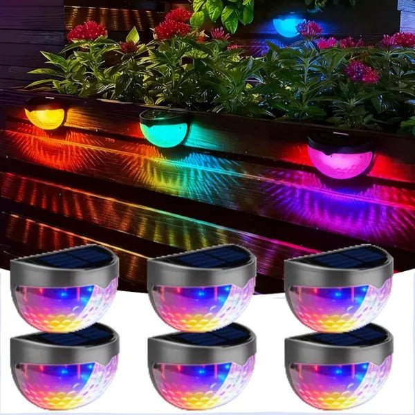 THWAY: 12Pk (40 Luman) Motion Detection Solar Fence LED Lights - GJB PRODUCTS