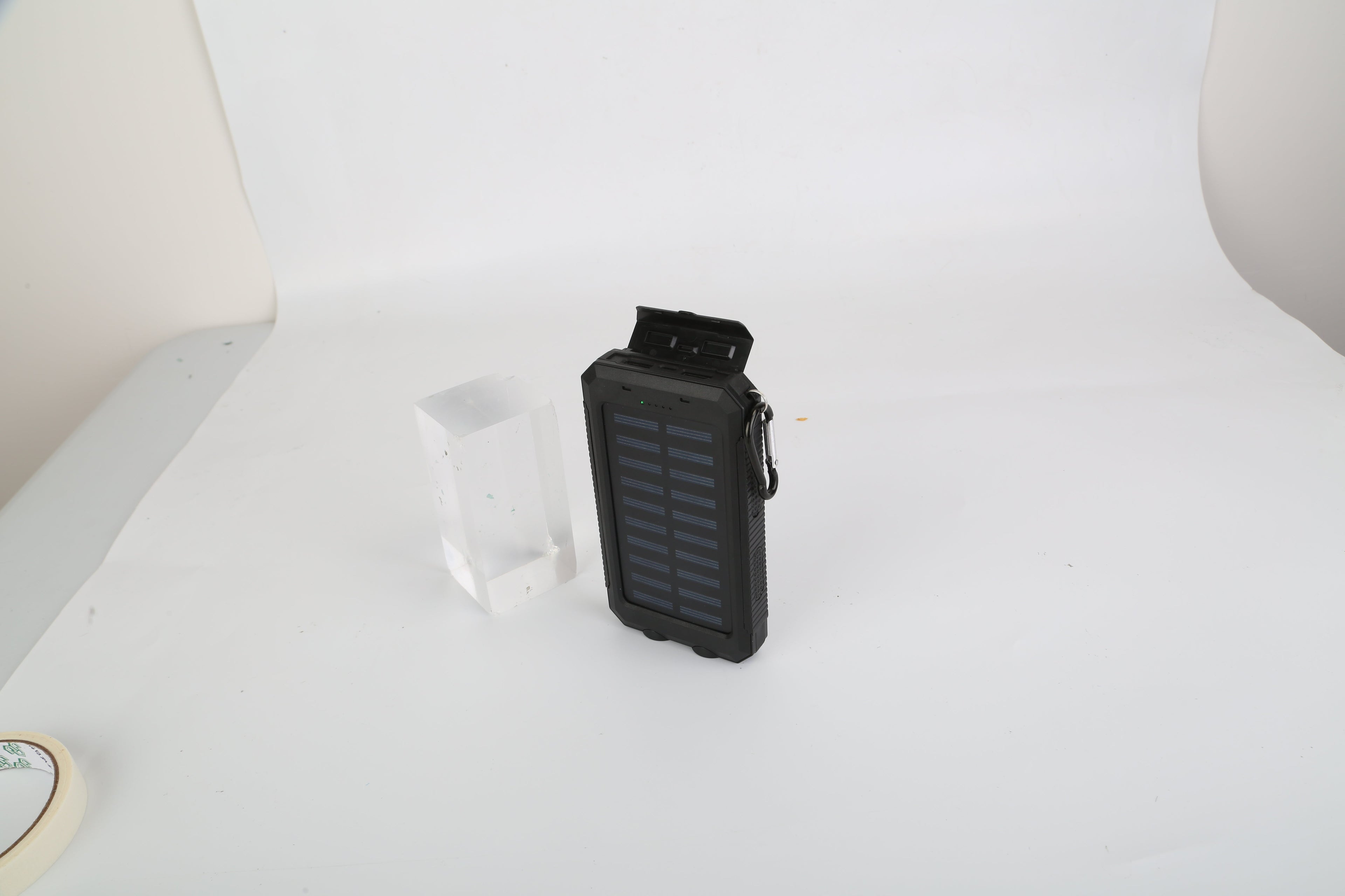 Universal for Apple: 10,000mAh 5V USB or Solar Powered Power Bank with Dual USB, LED Lights(3 - Mode) and Compass - GJB PRODUCTS
