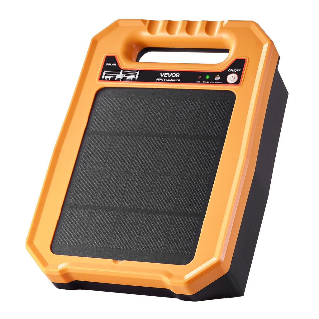 Vevor: 0.3J 8kV Solar(10W) Electric Fence Charger - GJB PRODUCTS
