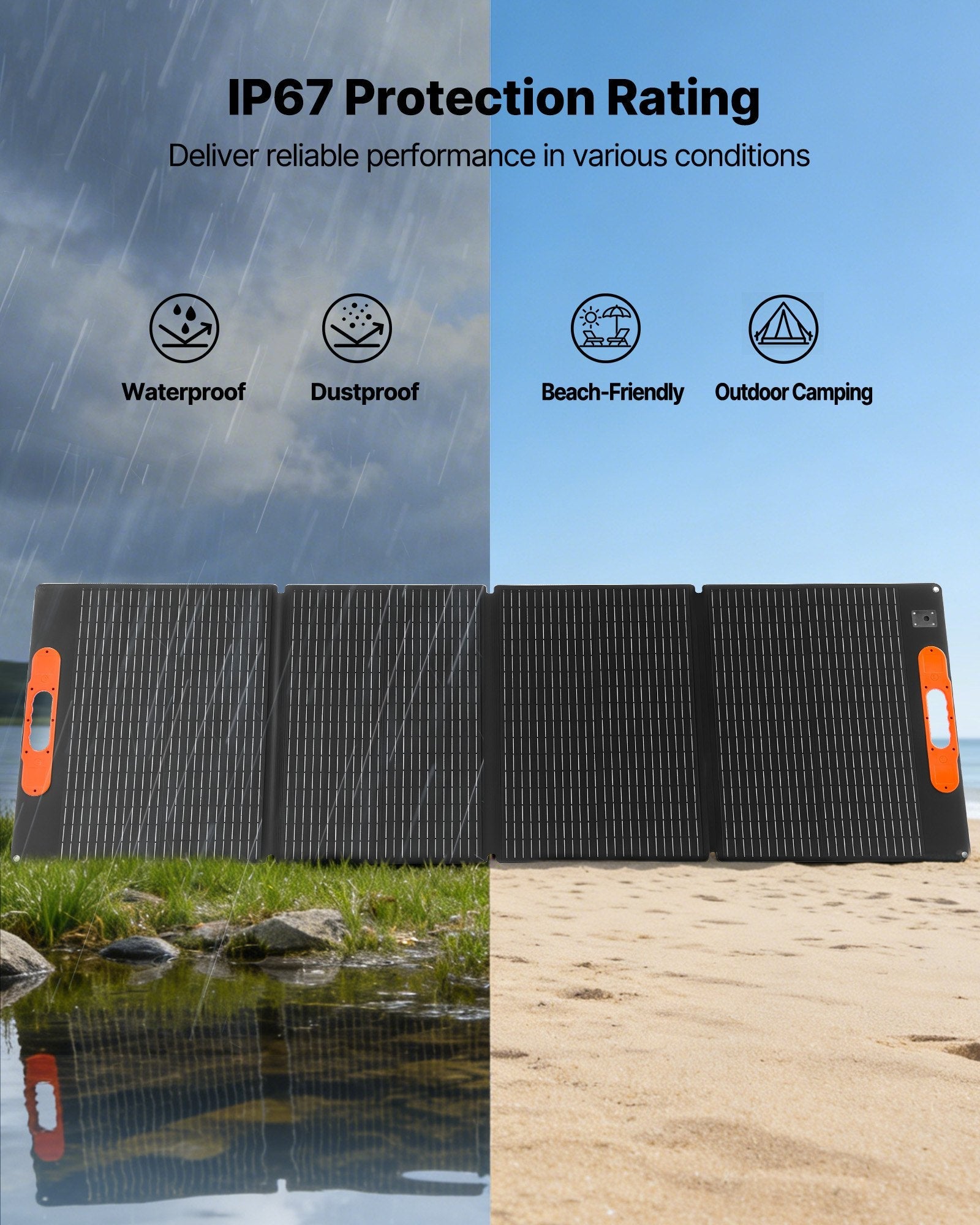 VEVOR: 2400W Portable Solar Powered Generator With 200W Foldable Solar Panel• 2160Wh Expandable LiFePO4 Battery Backup•10 Output Ports & Adjustable Input Power•Home or Office - Grid use - GJB PRODUCTS