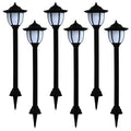 vidaXL: Outdoor Solar Lamps - 6pc Black LED - GJB PRODUCTS