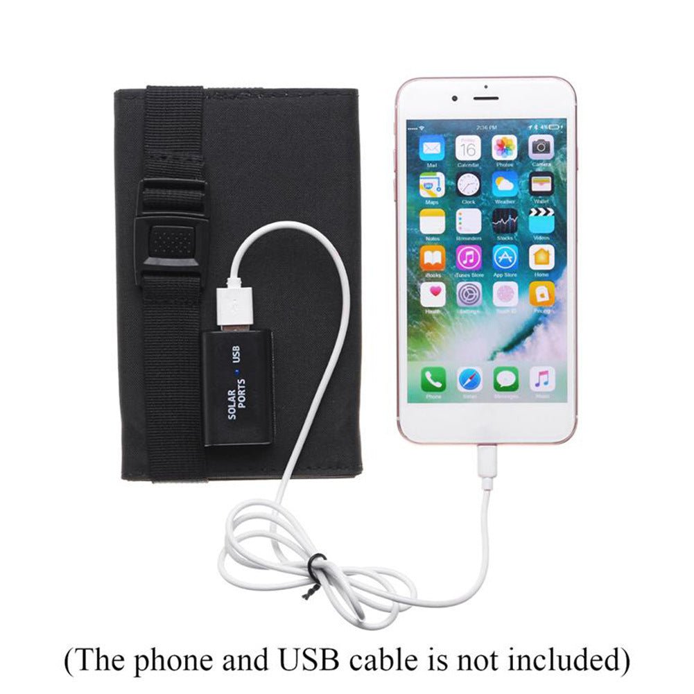 V.I.P Digital: 20W Solar Foldable 5V USB Outdoor Phone/iPad Solar Charging Board - GJB PRODUCTS