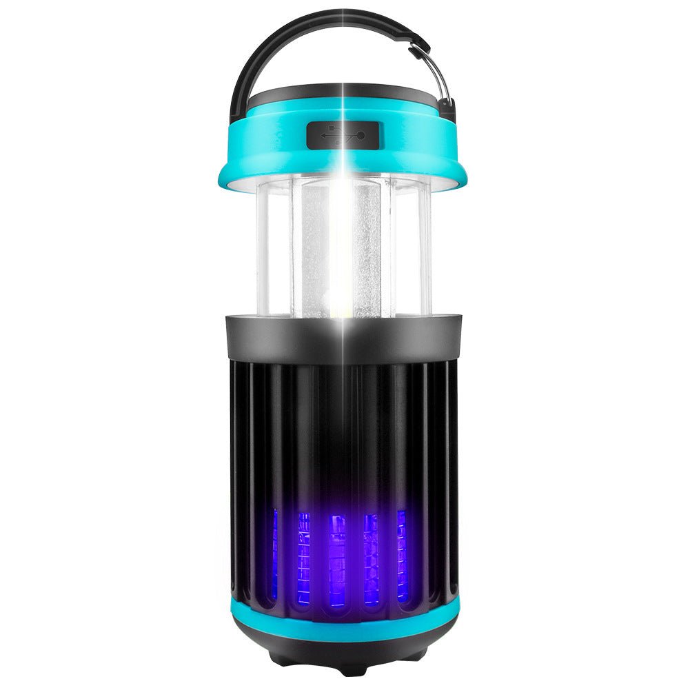 VIP Digital: Solar LED Electric Shock Mosquito Killer(300 - 400nm Ultraviolet) Lamp(250Lm)for Outdoors - Waterproof USB Rechargeable Lighting Mosquito Trap - GJB PRODUCTS