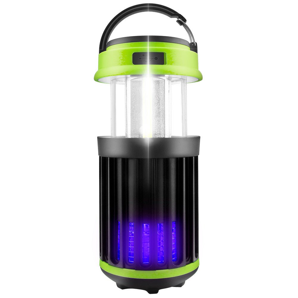 VIP Digital: Solar LED Electric Shock Mosquito Killer(300 - 400nm Ultraviolet) Lamp(250Lm)for Outdoors - Waterproof USB Rechargeable Lighting Mosquito Trap - GJB PRODUCTS