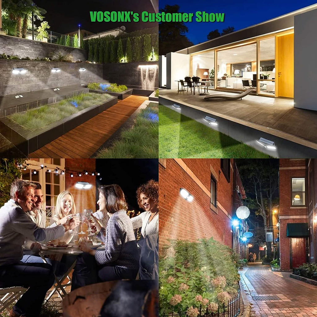 VOSONX Solar Powered Security Lights - GJB PRODUCTS
