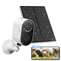 WESECUU: WiFi or Bluetooth Wireless Solar Powered Security with Motion Detection HD Camera CCTV with 1.6W Solar Panel - GJB PRODUCTS
