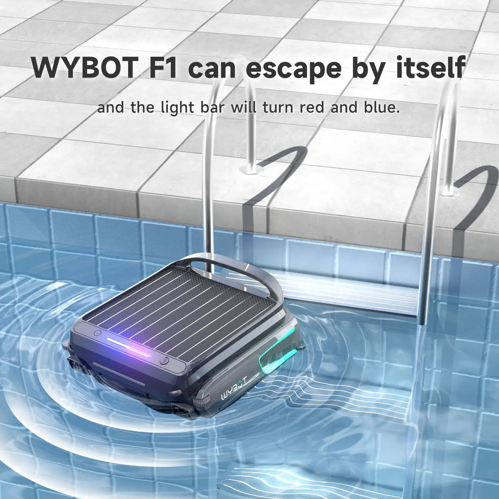 WYBOT F1 Pool Skimmer Solar Powered Robotic Cleaner - GJB PRODUCTS