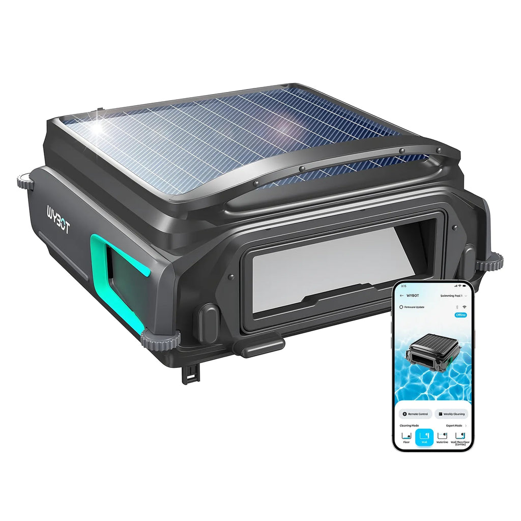 WYBOT F1 Pool Skimmer Solar Powered Robotic Cleaner - GJB PRODUCTS