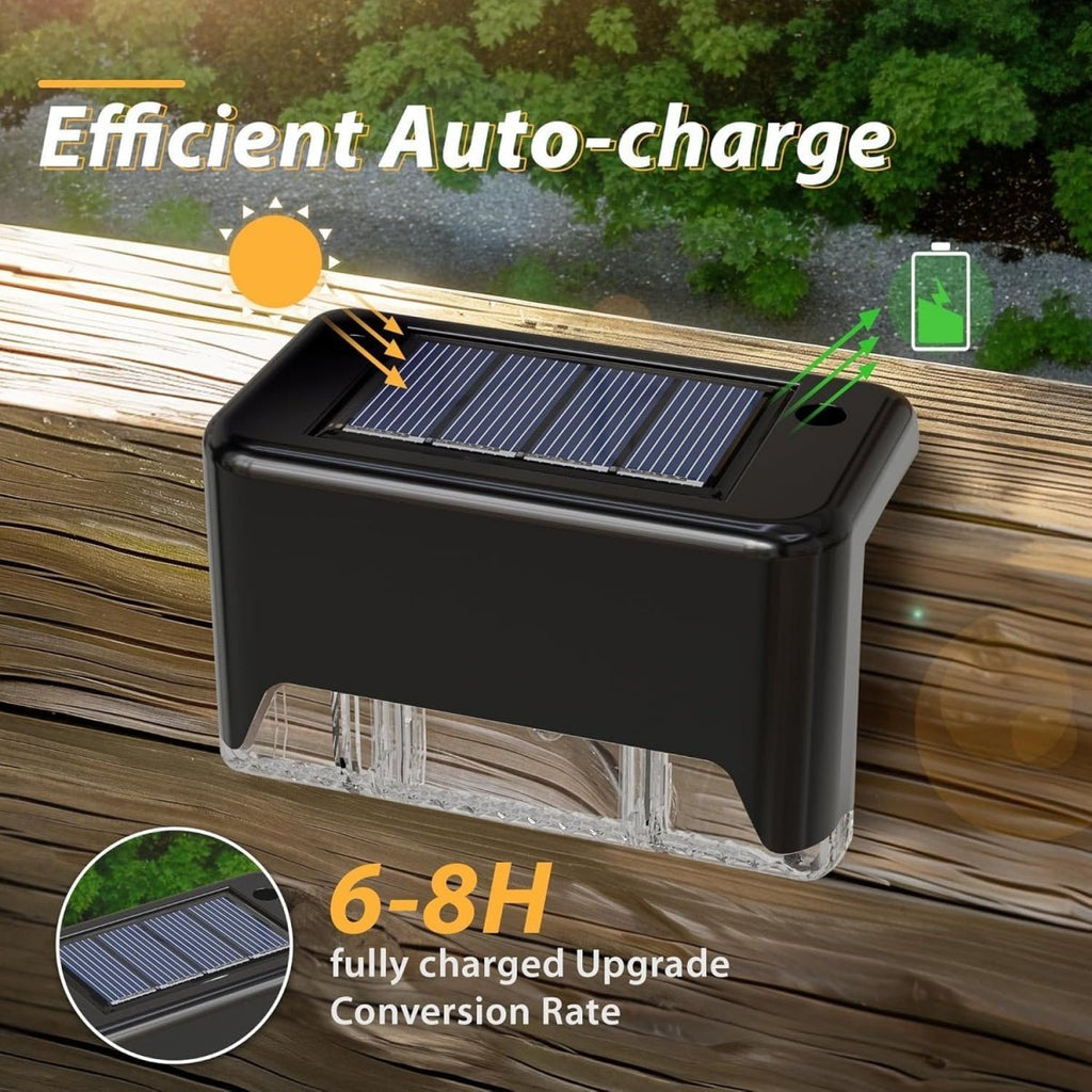 YoYo: 16 & 32 Pack Outdoor 2V Solar Powered RGB & Warm Light Deck/Step/Fence LED Lights - GJB PRODUCTS